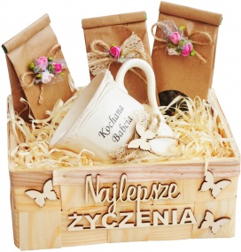 Zestaw herbacianny: 3 rodzaje herbat + porcelanowy kubek