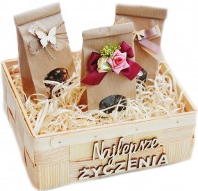 Zestaw wyśmienitych herbat - zestaw w koszu