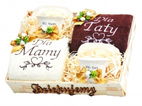 Duże podziękowania ślubne dla mamy i taty