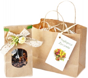 Herbata sypana w pięknym opakowaniu - prezent lub podarunek zamiast kwiatów