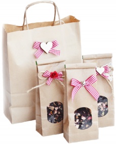 Zestaw herbat w walentynkowej torebce