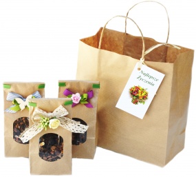 Herbata - zestaw 3 herbat w eleganckiej, dekorowanej torebce