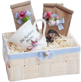 Luksusowy zestaw: herbata sypana x3 + porcelanowy kubek