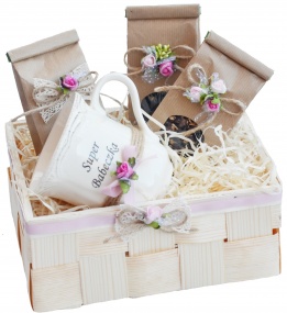 Prezent dla Super Babeczki - herbata + kubek