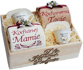 Piękne podziękowanie ślubne dla rodziców - elegancki zestaw